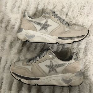 Golden Goose Running Sole Nappa Upper Suede Toe Sneakers size 36 EU 6